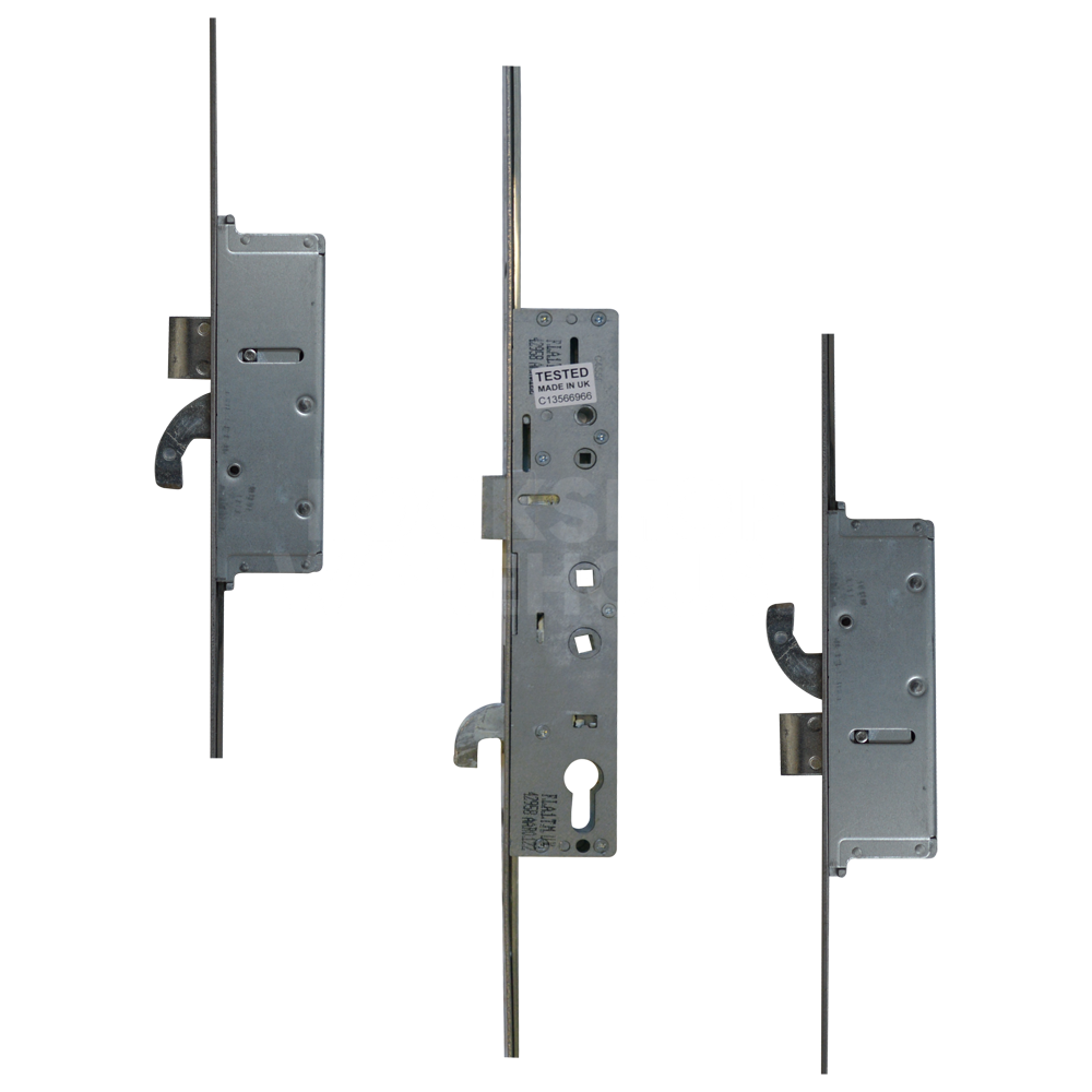 Safeware 8 Lever Operated Multipoint Lock Twin Spindle