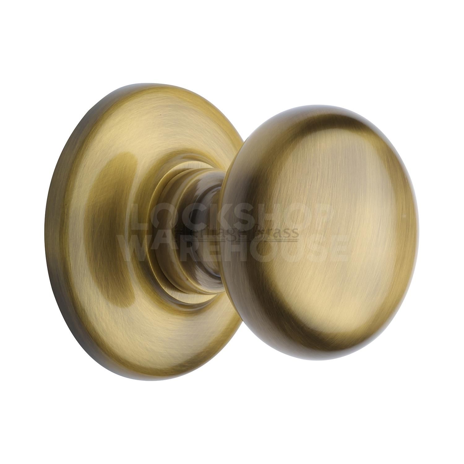 Heritage Brass Victorian Round Center Door Knob