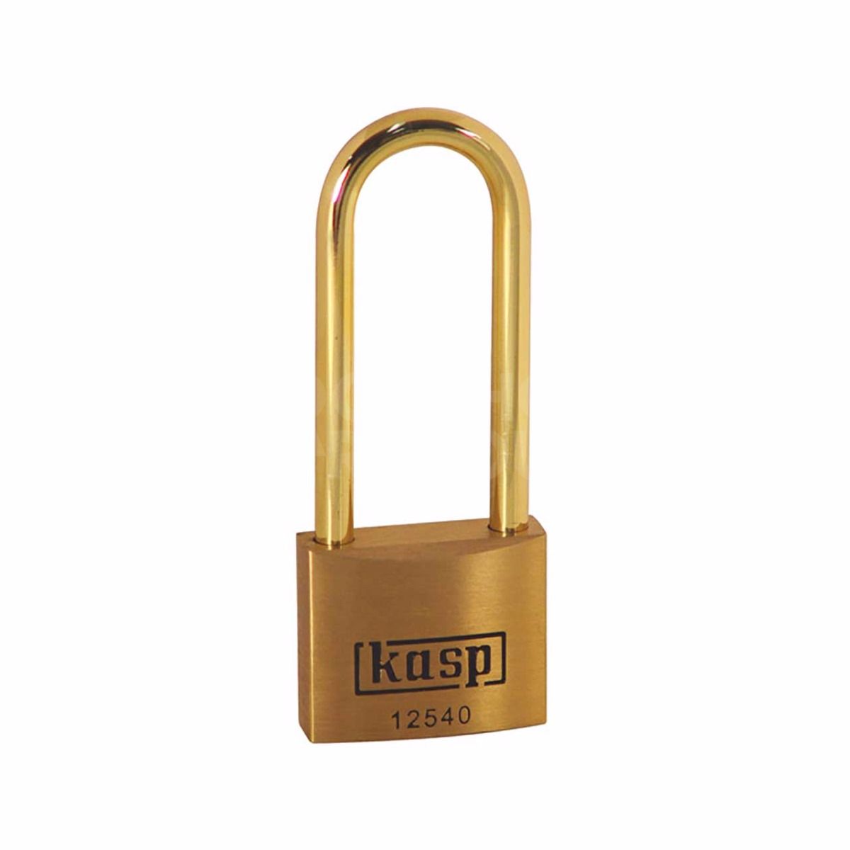 Gallery Image: Kasp 125 Series Premium Brass Padlock 40mm x 63mm Long Shackle