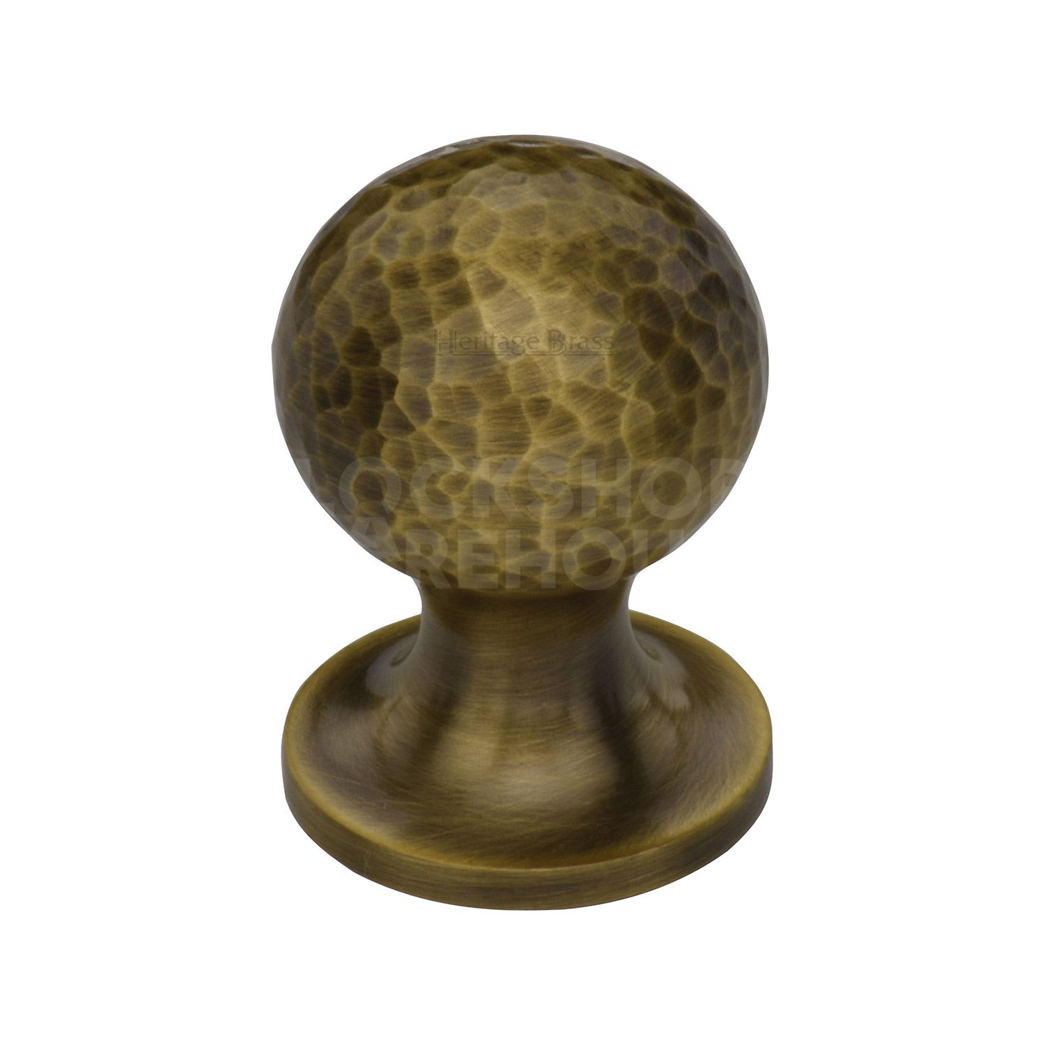 Ball Cabinet Knob Hammered Design