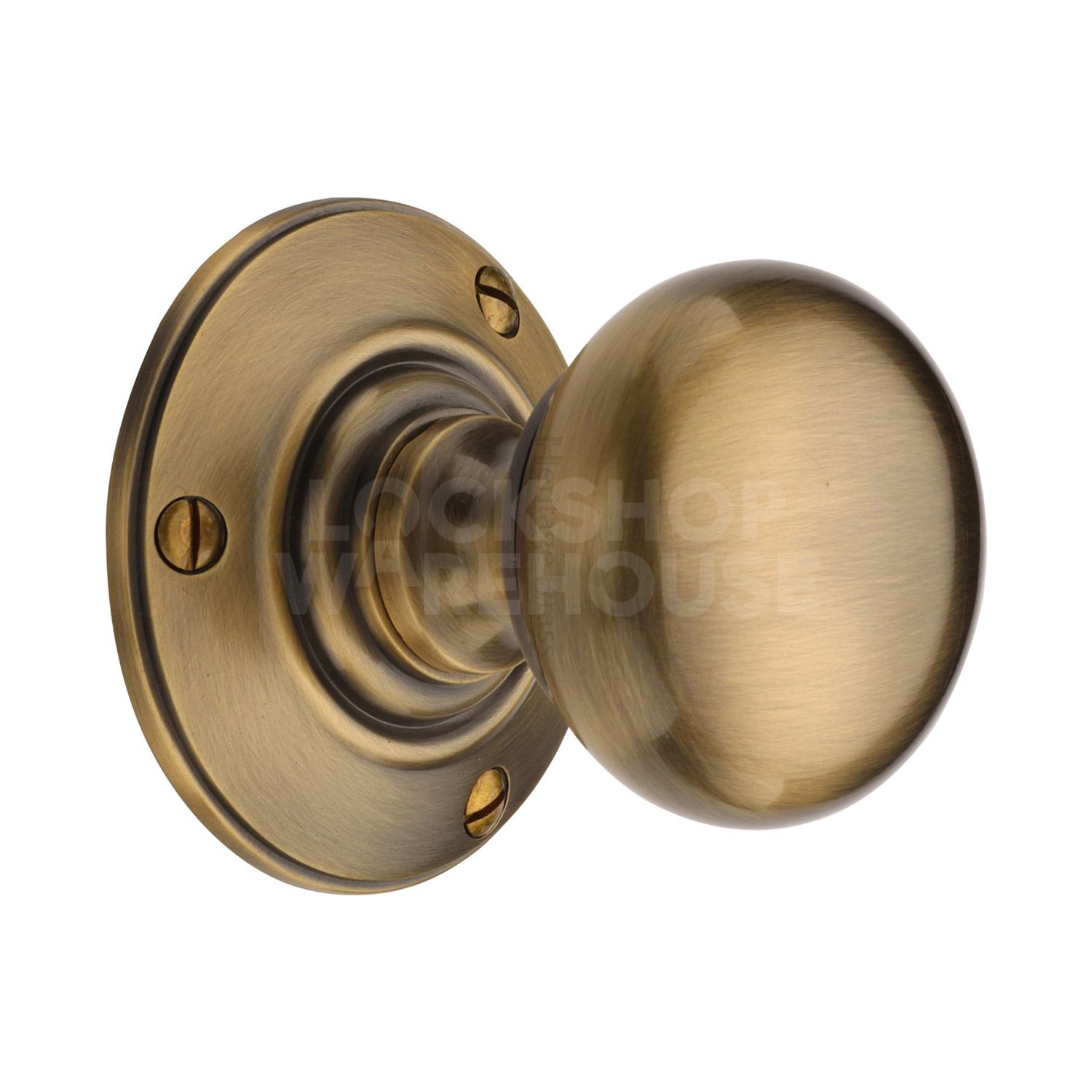 Chester Traditional Door Knob (Pair) by Heritage Brass