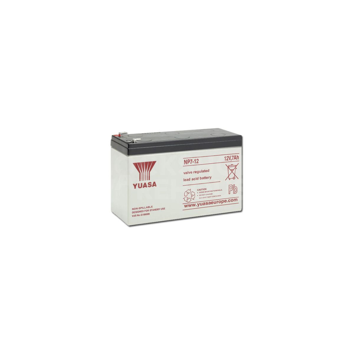 Gallery Image: YUASA Battery NP 7.0A/H 12VDC CPC