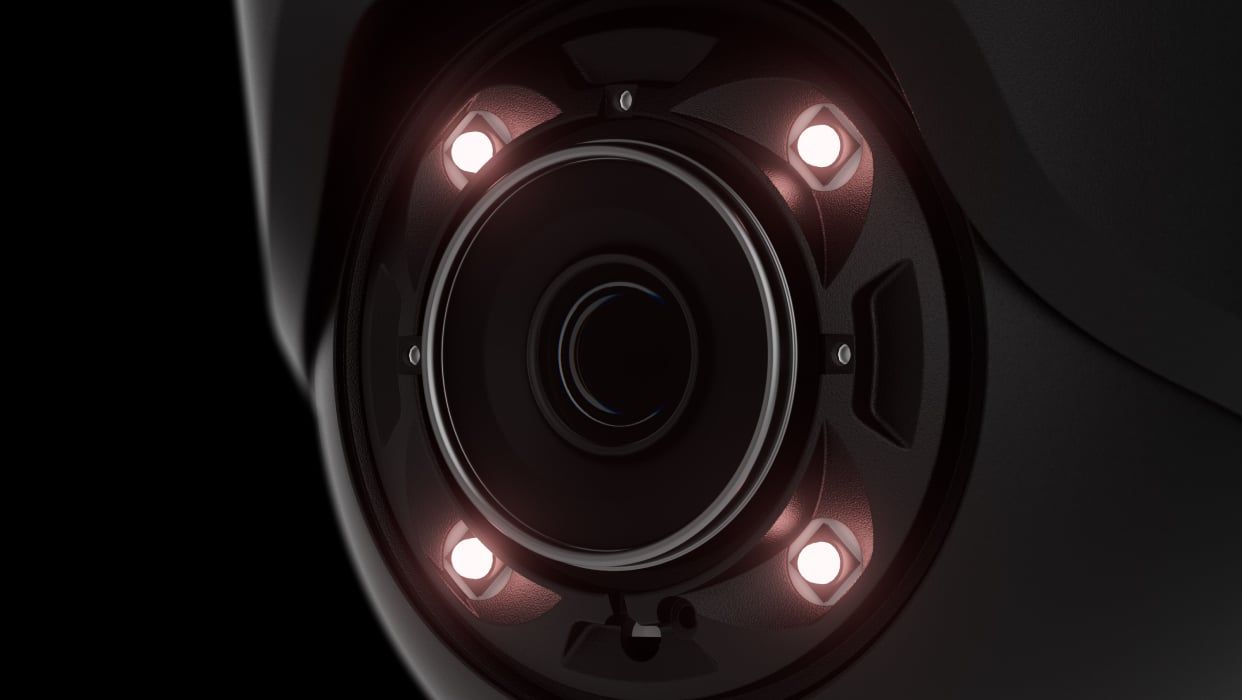 TurretCam infrared emitters around the lens