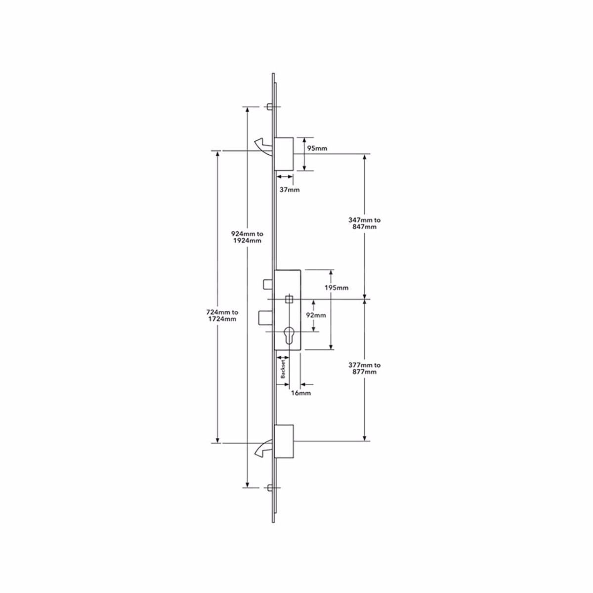 Gallery Image: Versa Multipoint lock