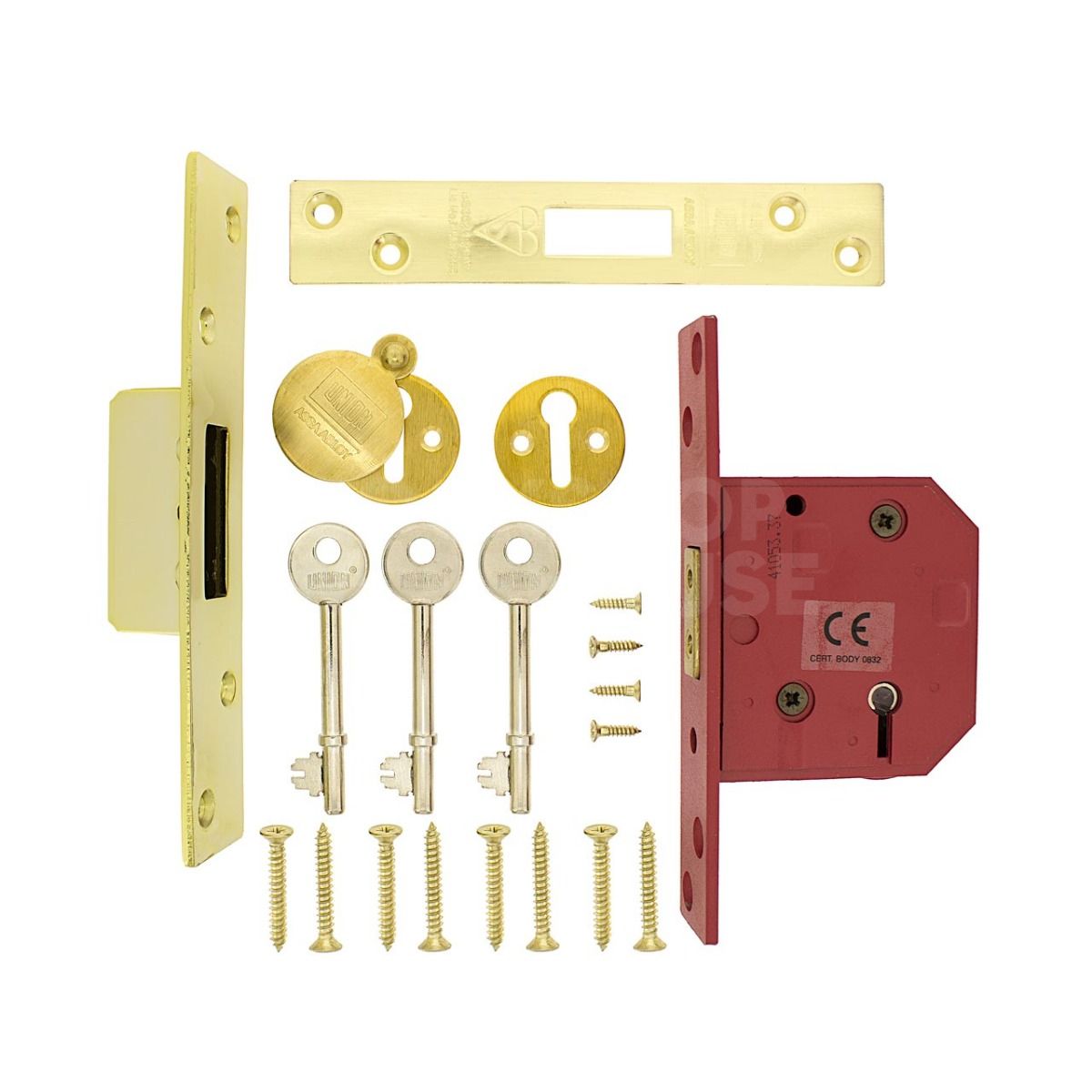 Gallery Image: Union 2134E Mortice Deadlock (BS3621:2007)