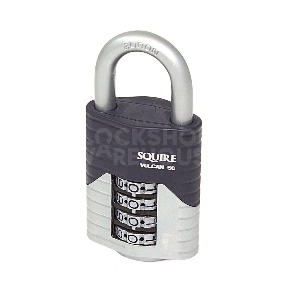 Gallery Image: SQUIRE Vulcan 50mm Combination Padlock - 4 Wheel