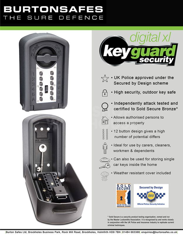 Gallery Image: Burton KeyGuard XL Key Safe