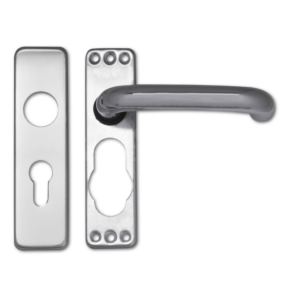 Gallery Image: Asec Aluminium Euro Lever Handle (pair)