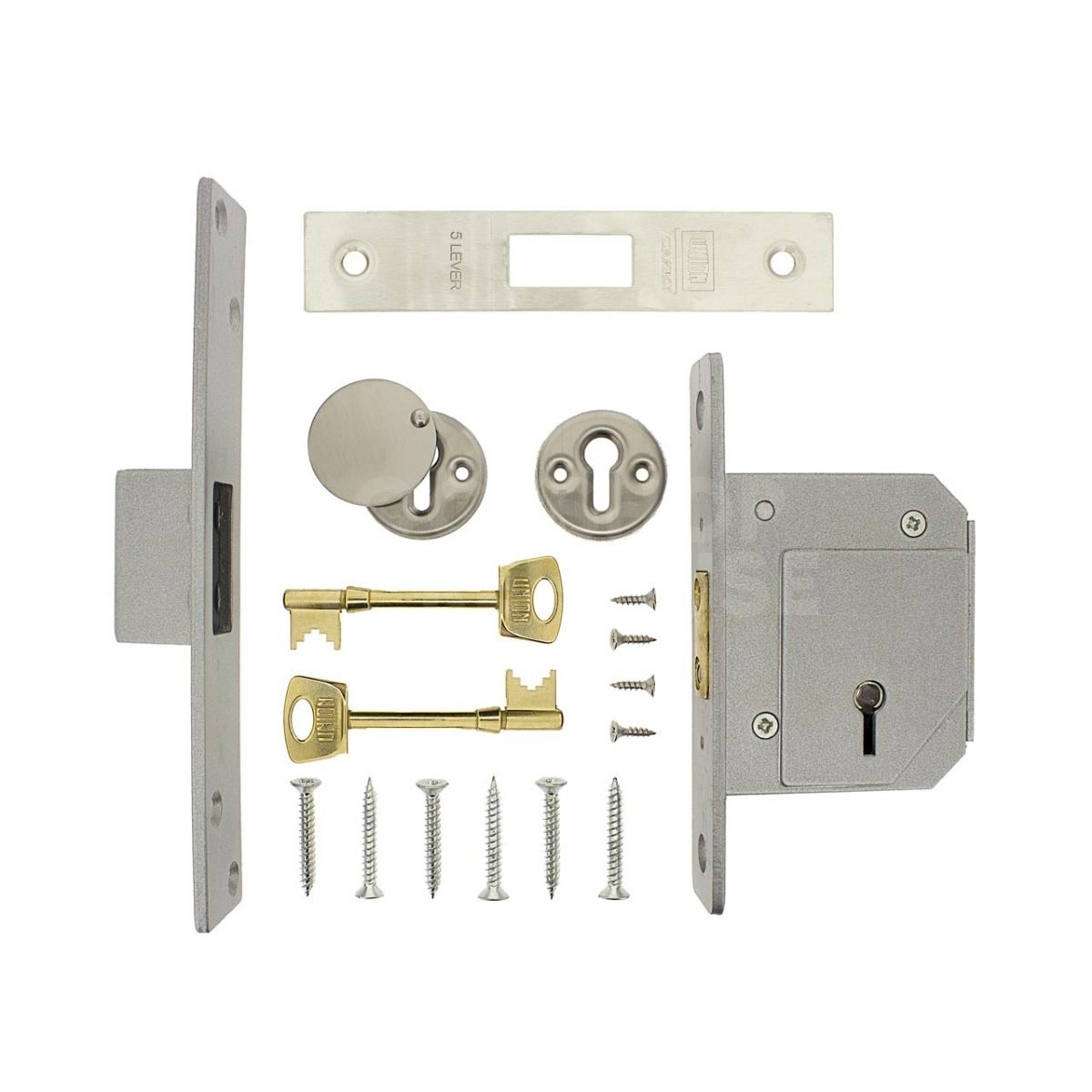 Union 3G114 Deadlock | Older Style 5 Lever Mortice Lock