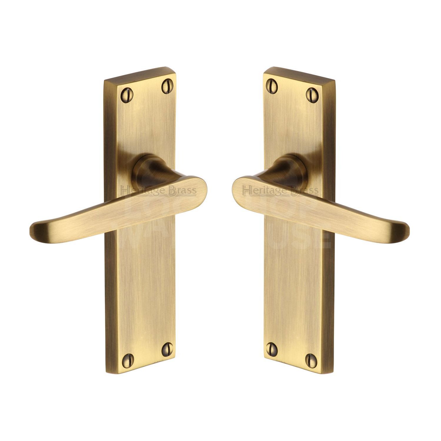 Timeless Victoria Door Handles (Pair) by Heritage Brass
