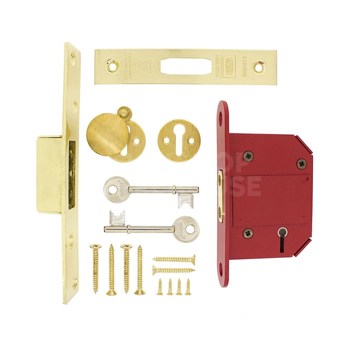 Gallery Image: Union 2100S StrongBOLT Deadlock (BS3621:2007)