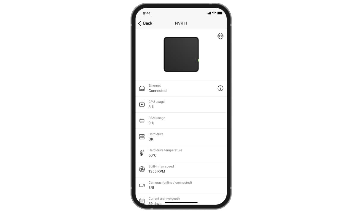 Ajax recorder supervision and remote status