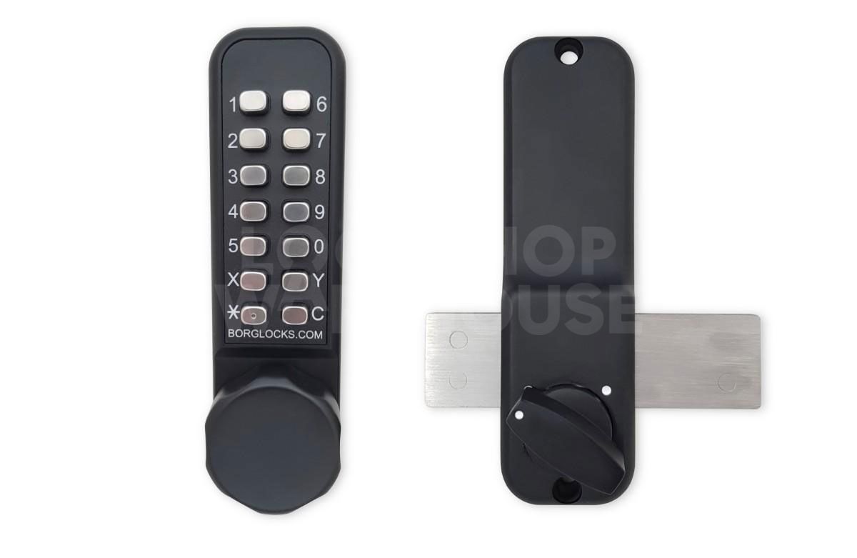 Gallery Image: BL2605 ECP – Marine grade, knurled knob keypad &amp; inside rim-fixed deadbolt