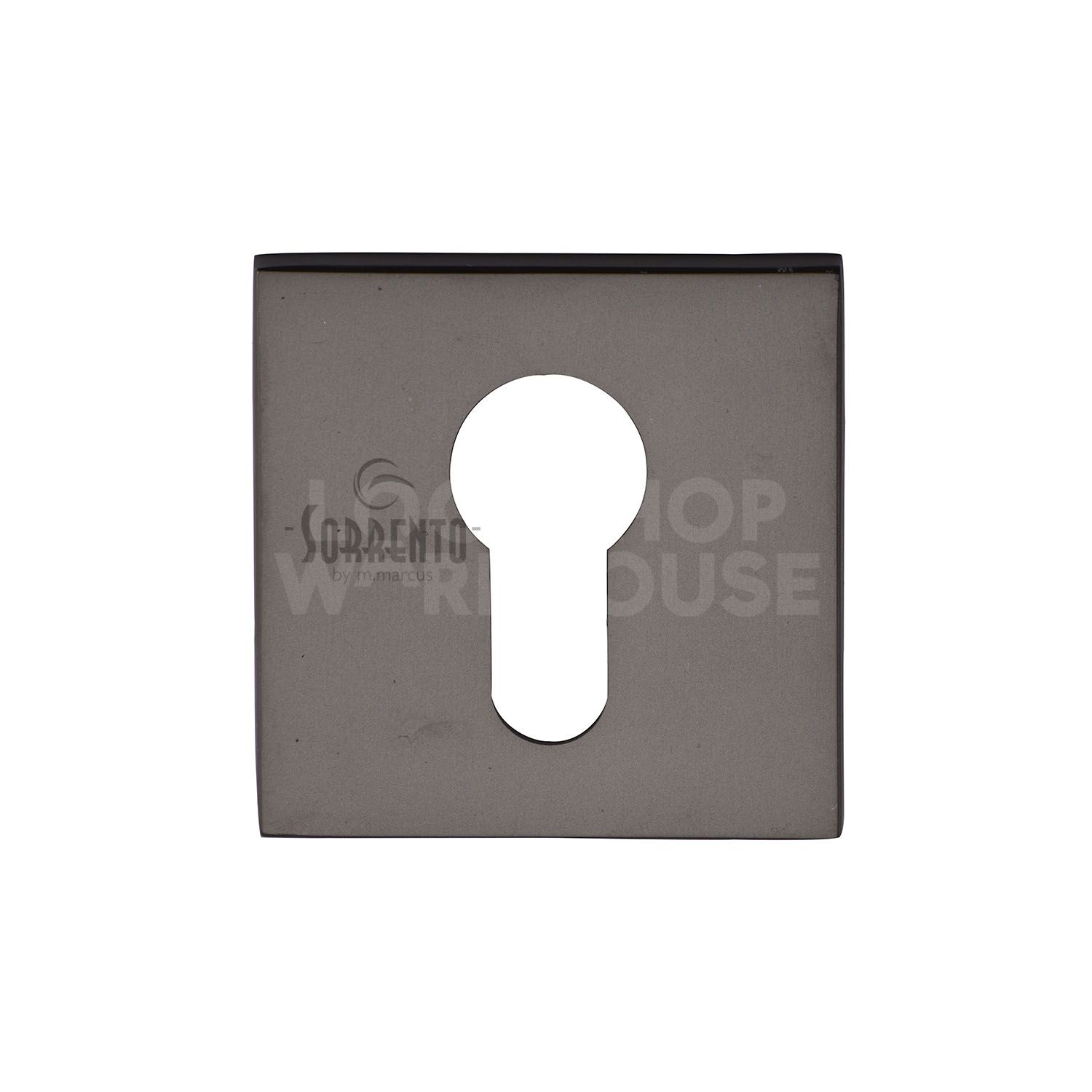 Contemporary Euro Profile Keyhole Escutcheon by M Marcus