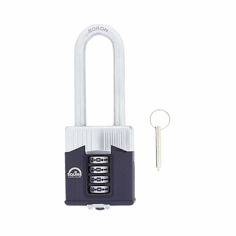 Gallery Image: SQUIRE Warrior WAR45 - 63mm Long Shackle Combination Padlock