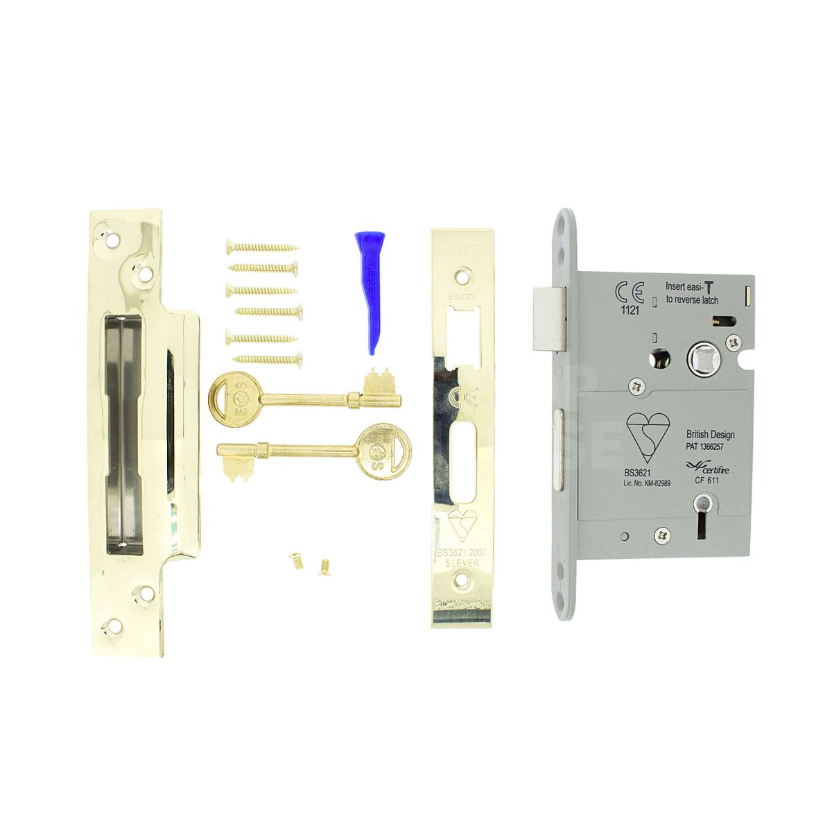 Gallery Image: Easi-T 5 Lever British Standard 3621 Sashlock