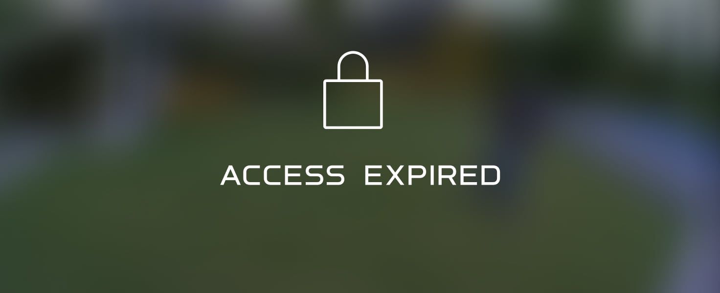 An Ajax video view is locked when access expires