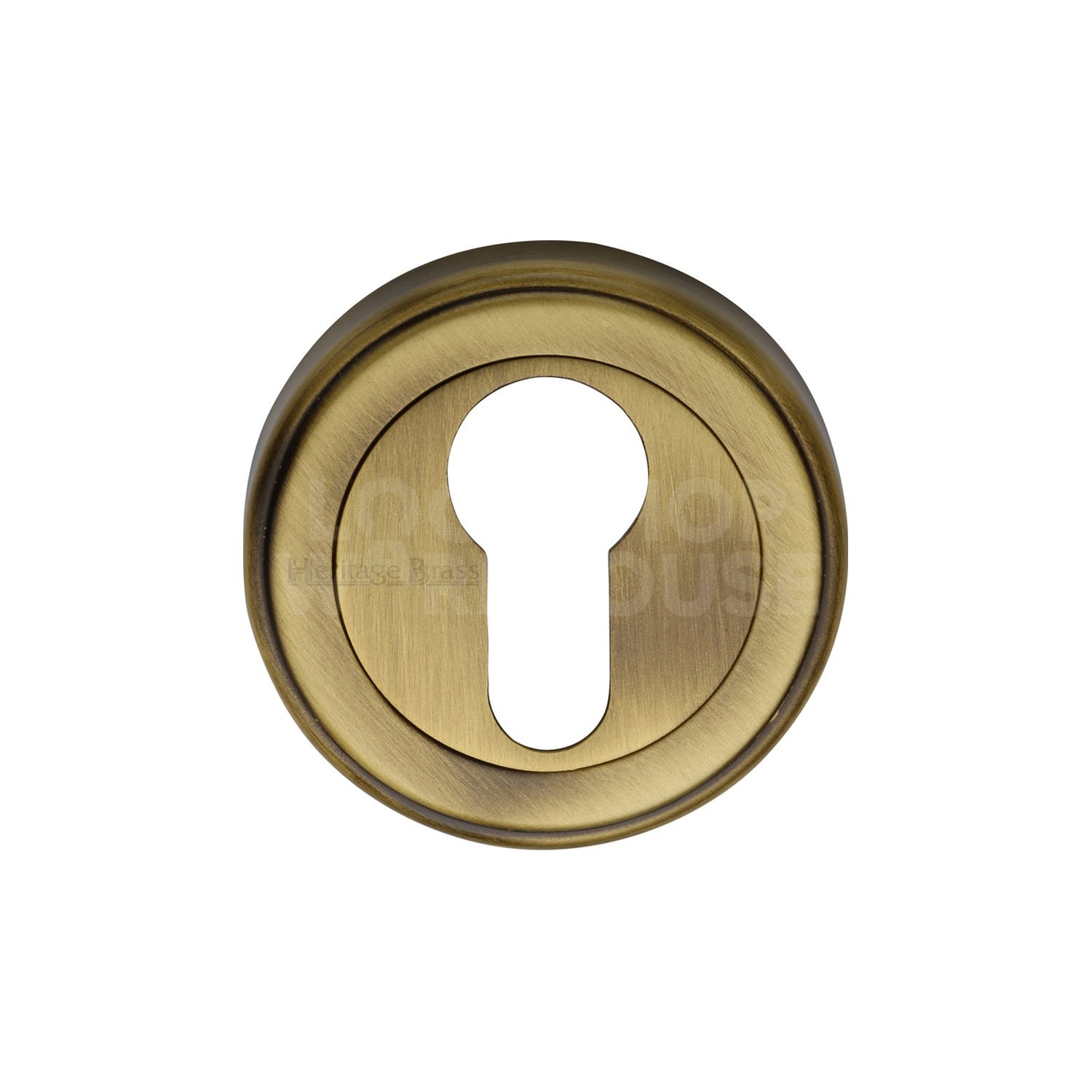 Heritage Brass Traditional Euro Profile Cylinder Escutcheon Round