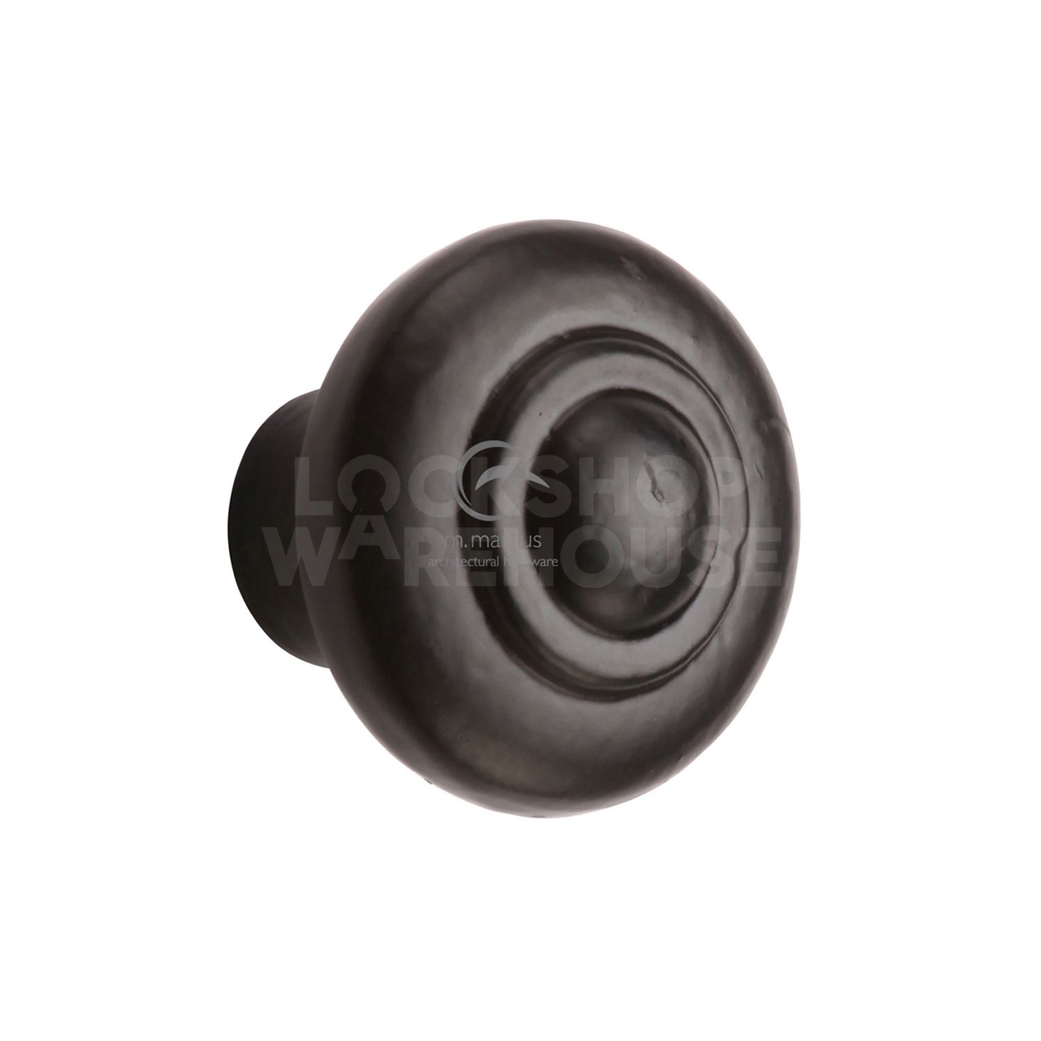Matt Black Iron Bead Cabinet Knob