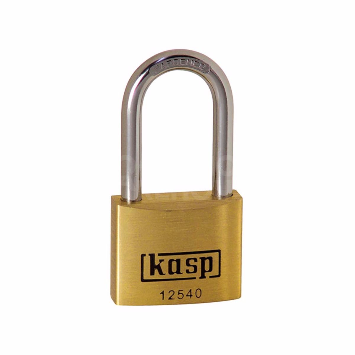 Gallery Image: Kasp 125 Series Premium Brass Padlock 40mm x 40mm Long Shackle