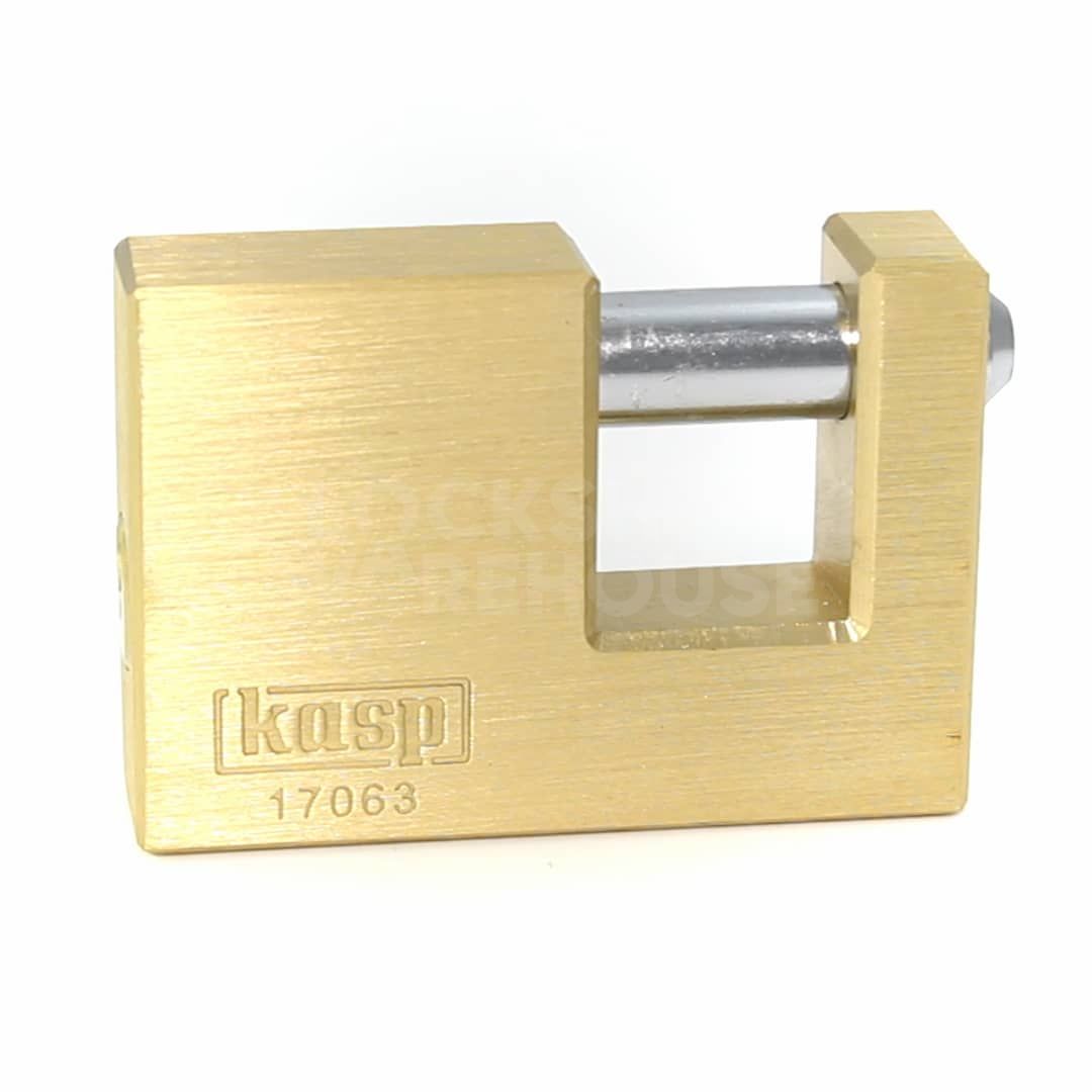 Gallery Video: Kasp Brass Shutter Padlock - 63mm