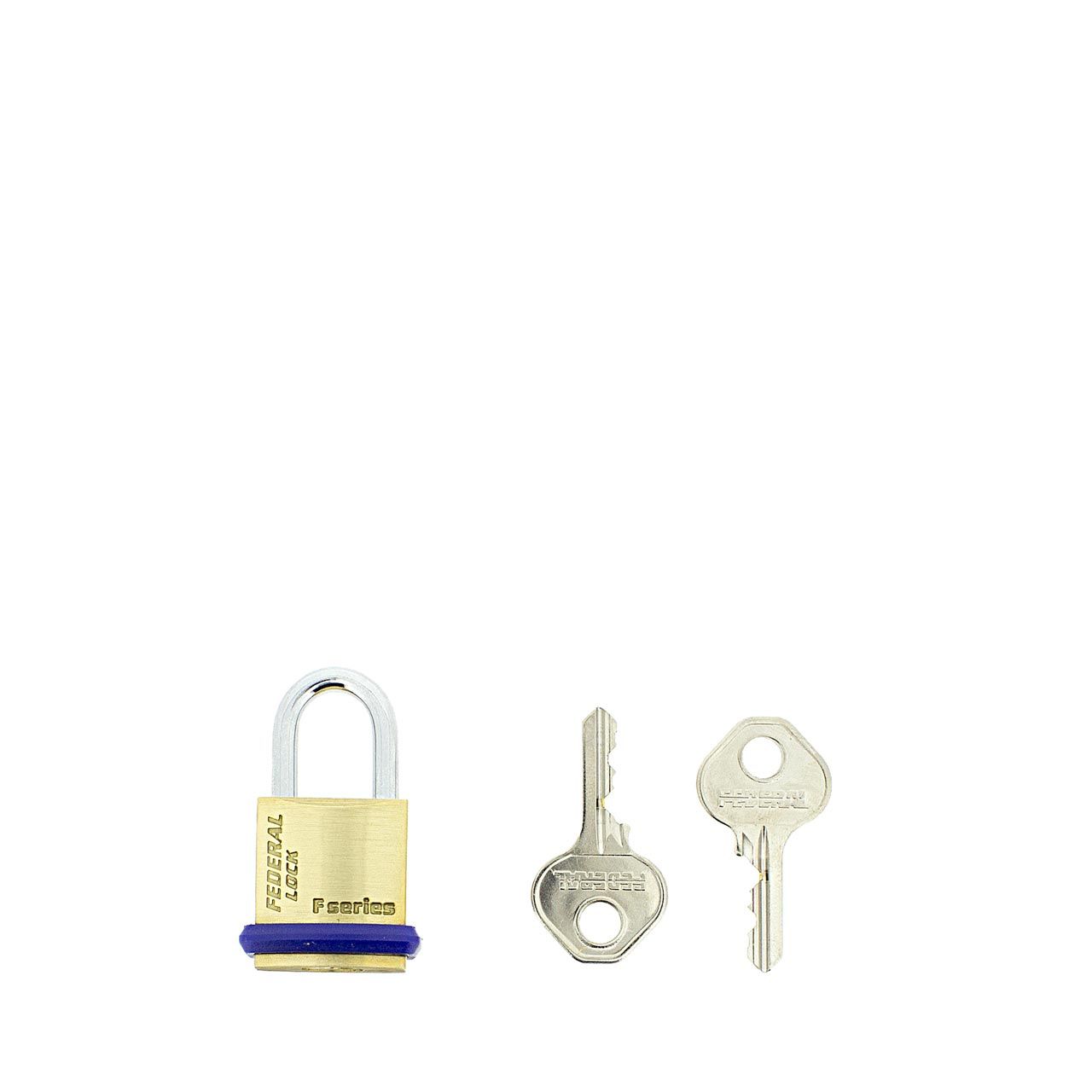 Dimensions Image: Federal F20 Brass Padlock