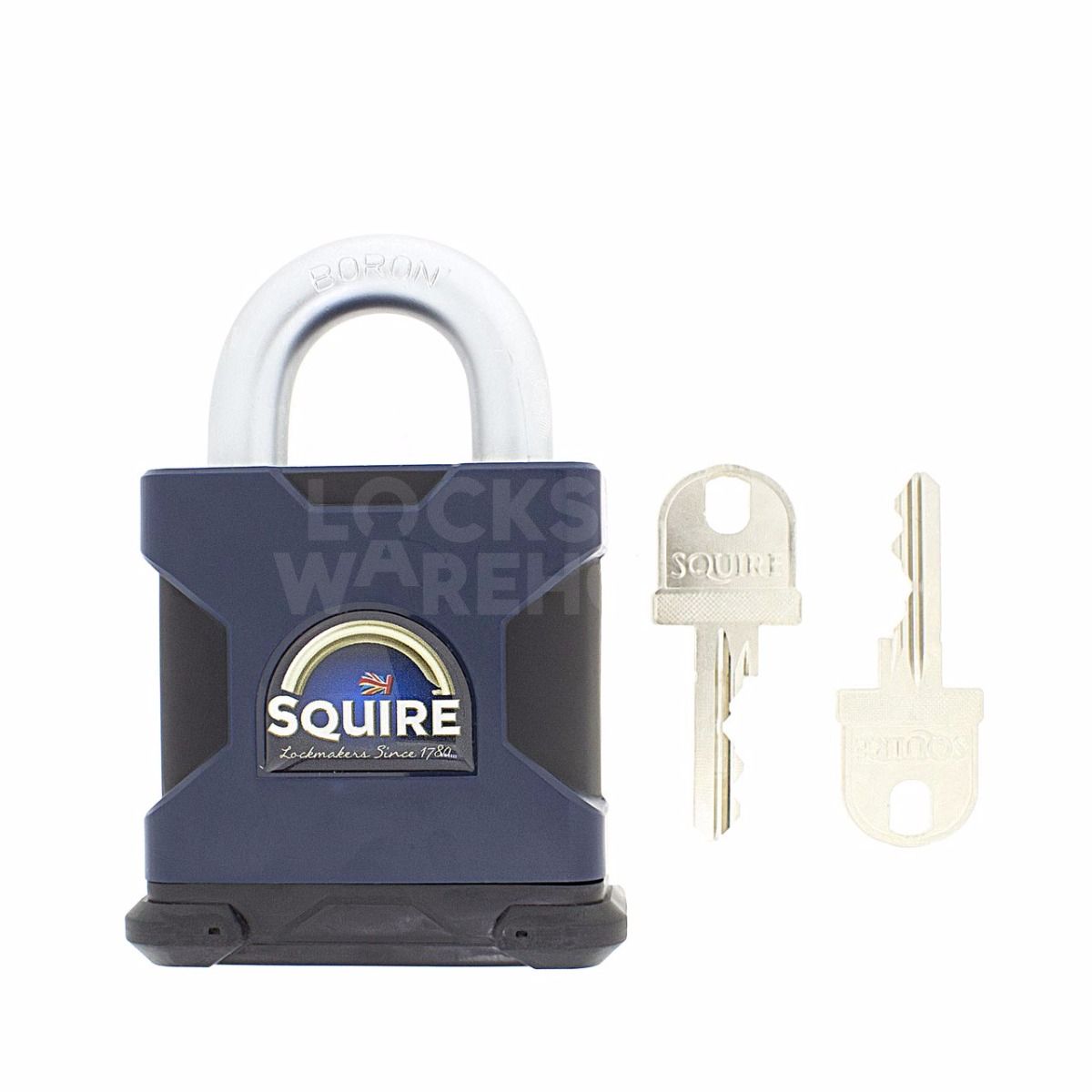 Dimensions Image: SQUIRE SS65S Stronghold® Open Shackle Padlock