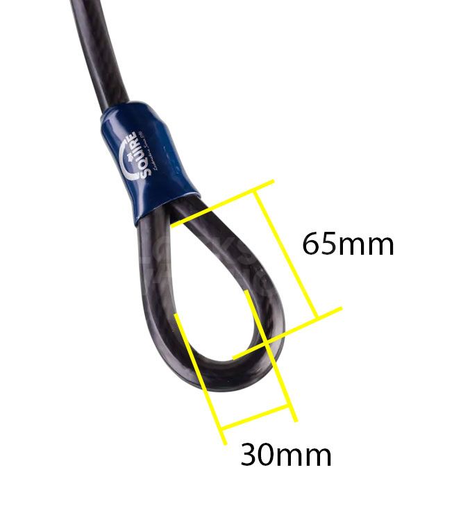 Dimensions Image: SQUIRE 12C Cable - 12mm Thickness - 5 Meters