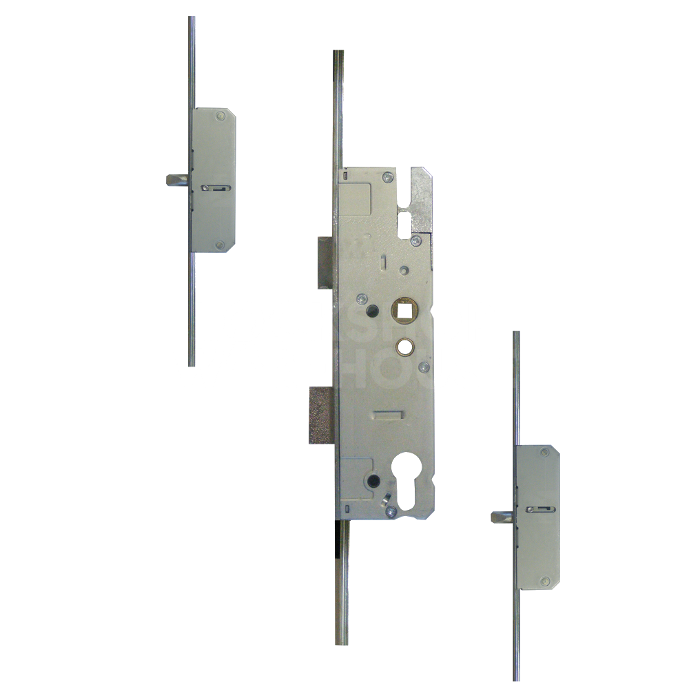 KFV Lever Operated Multipoint Lock 2 Round Bolt