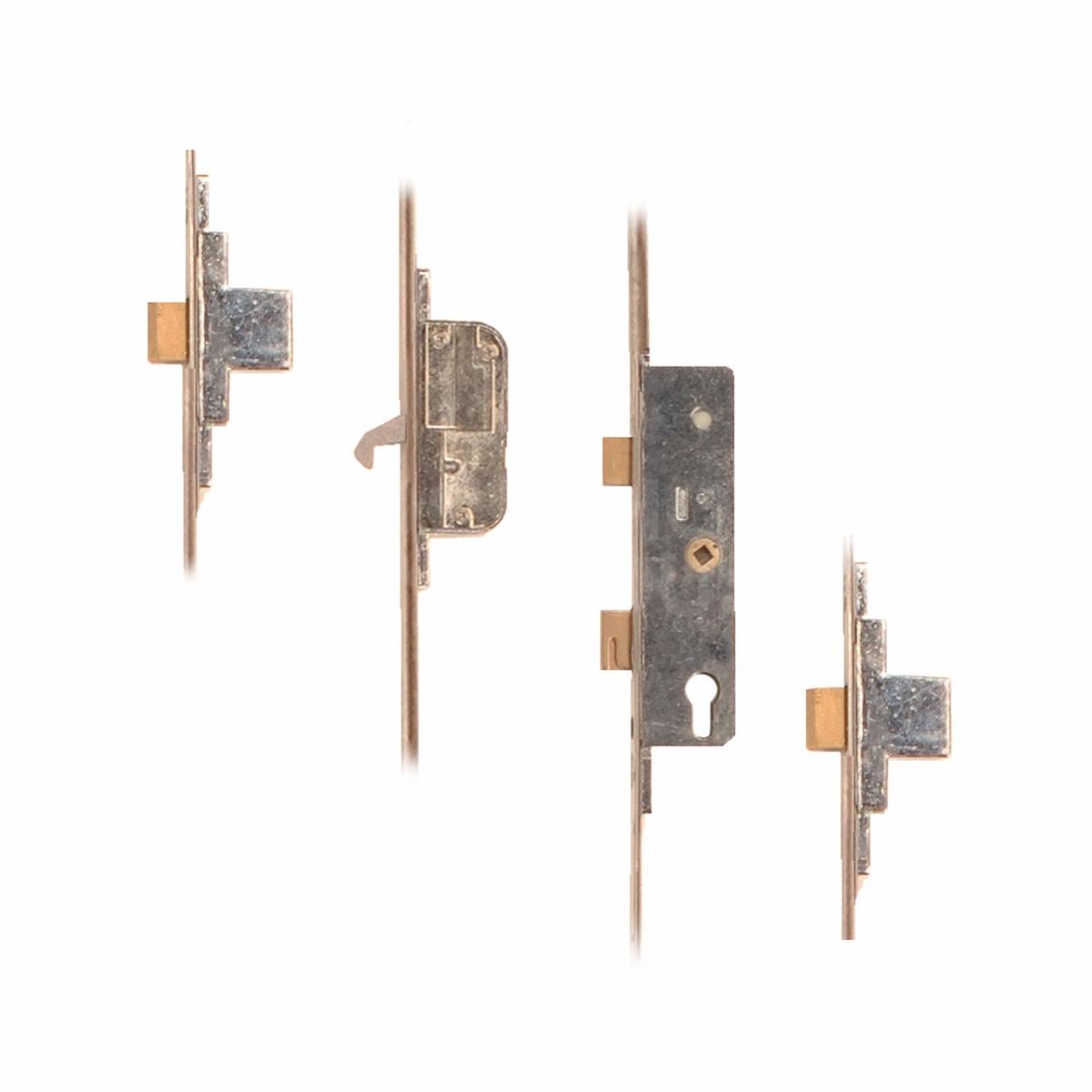 Fullex 2 Deadbolts - 1 Hook - Split Spindle : UPVC Multi-Point Locking Mechanism