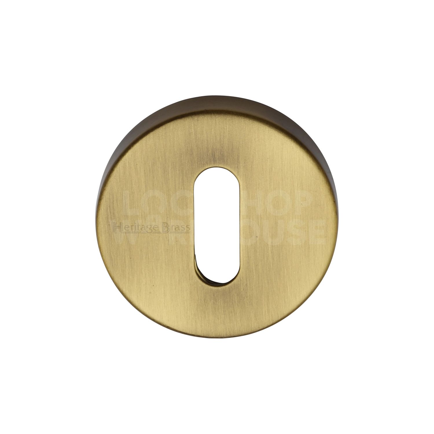 Heritage Brass Traditional Standard Key Escutcheon Round