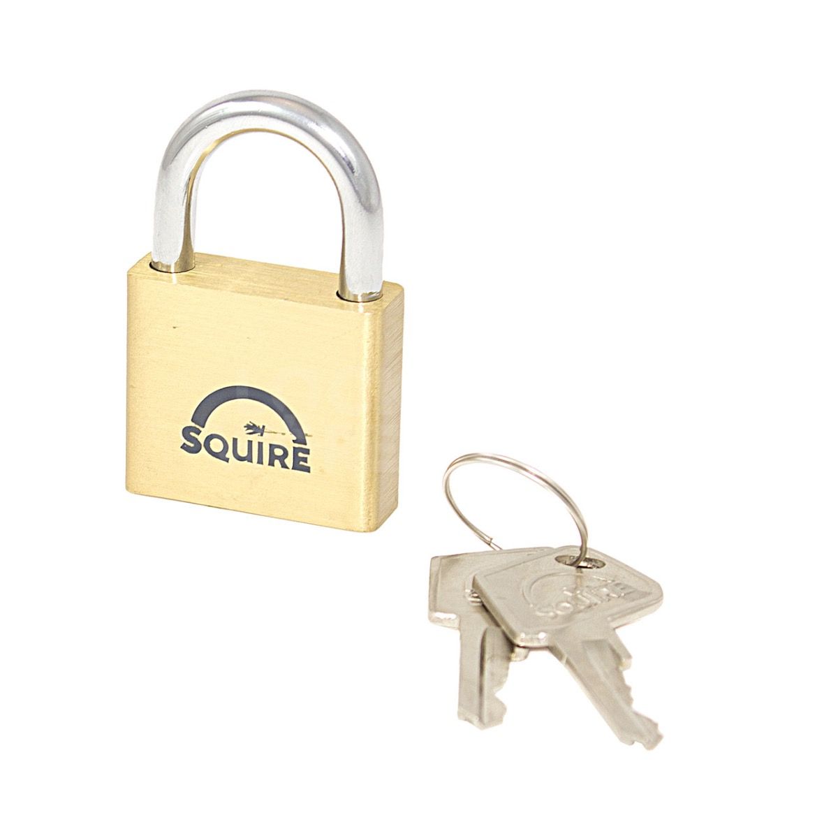 Squire Lion LN4 - 40mm Open Shackle Brass Padlock