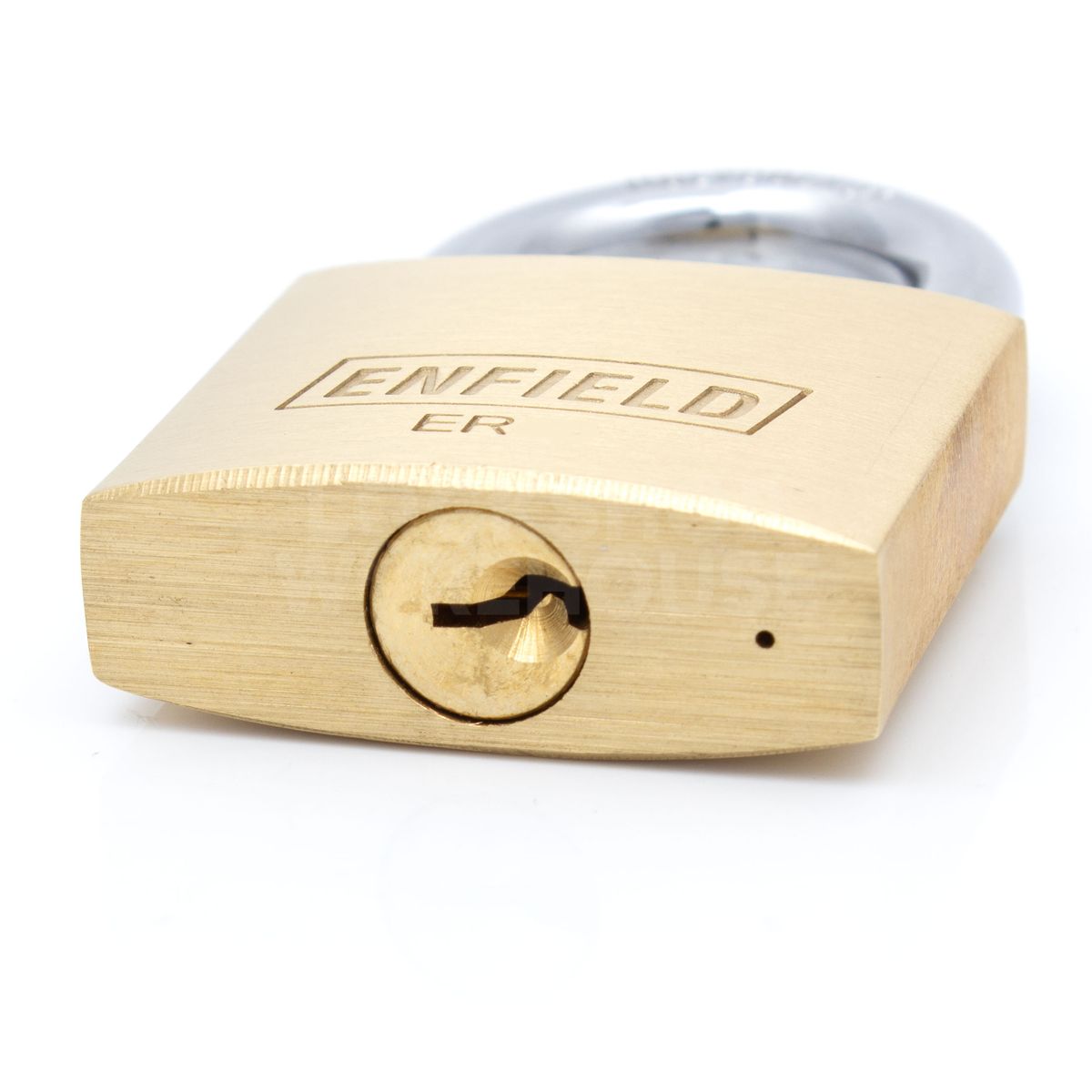 Gallery Image: Enfield EL40 Brass Padlock with Long Shackle (previously Papaiz)