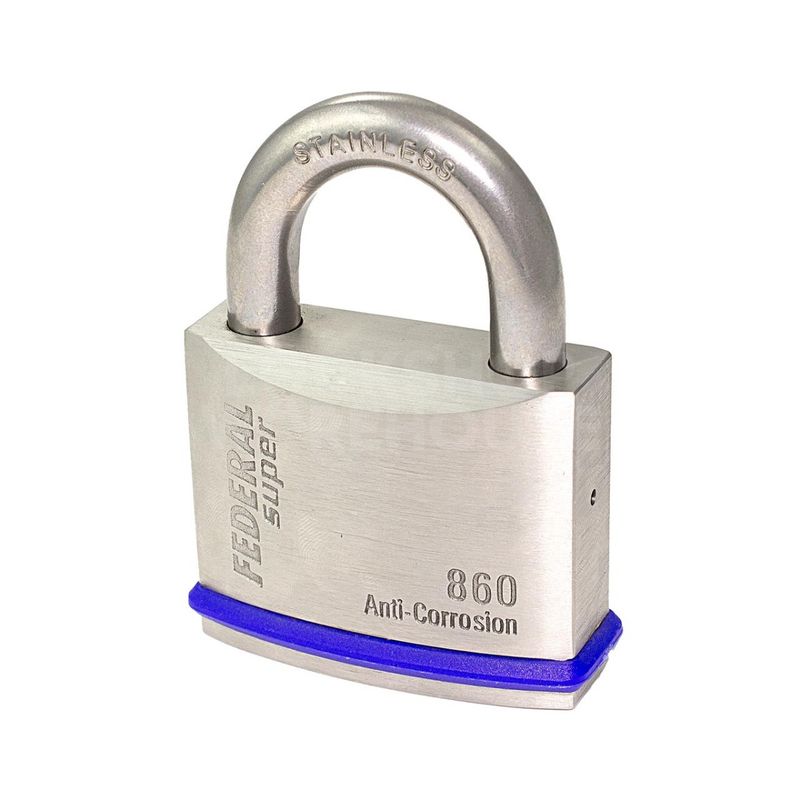 Gallery Image: Federal FD860 Stainless Steel Padlock