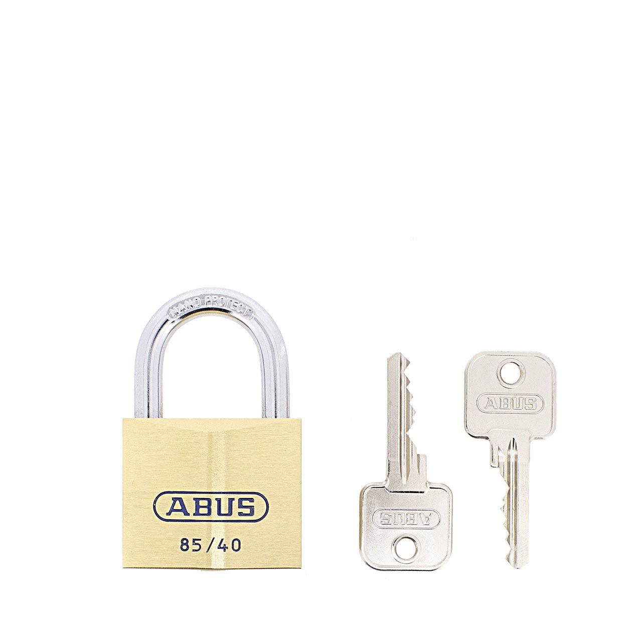 Dimensions Image: ABUS 85/40 Brass Padlock