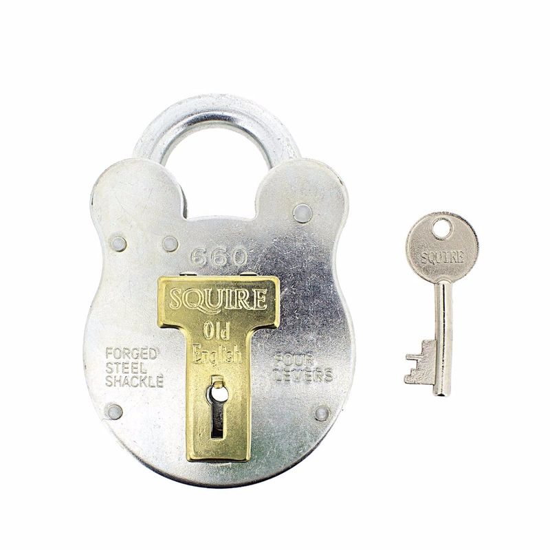 Gallery Image: Squire 660 Old English Galvanised Padlock