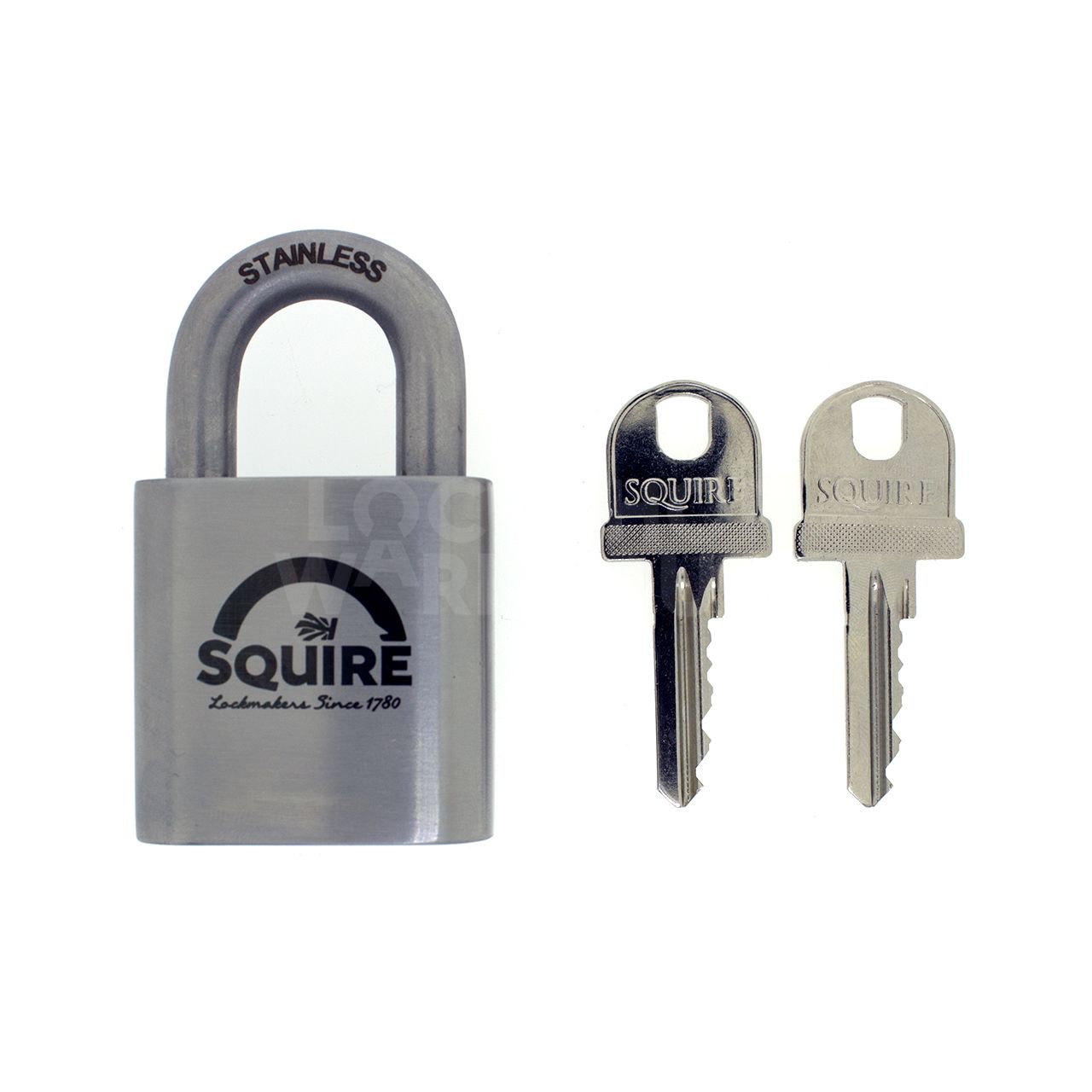Dimensions Image: SQUIRE Stronghold® ST50S Stainless Steel Padlock