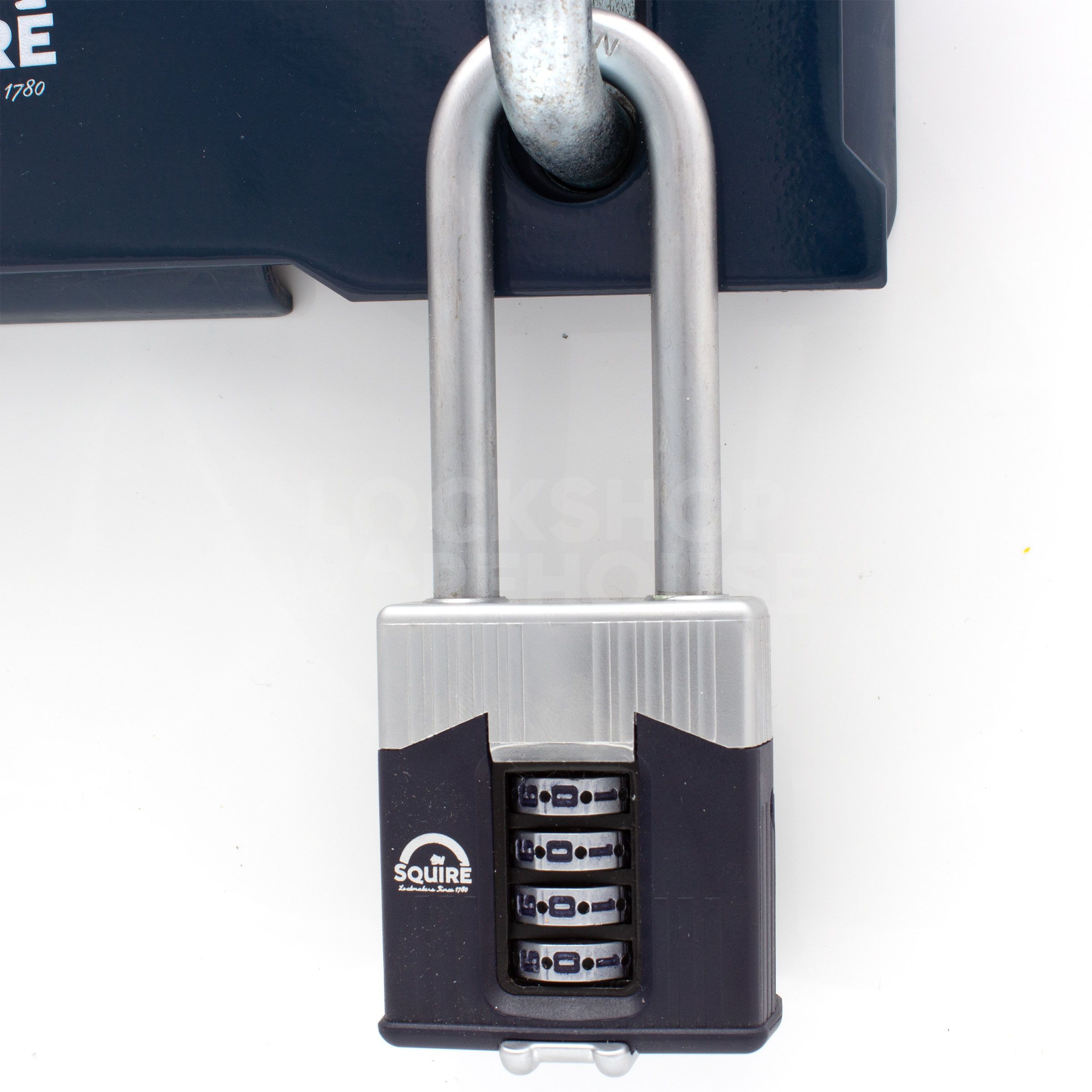 SQUIRE Warrior WAR45 - 63mm Long Shackle Combination Padlock