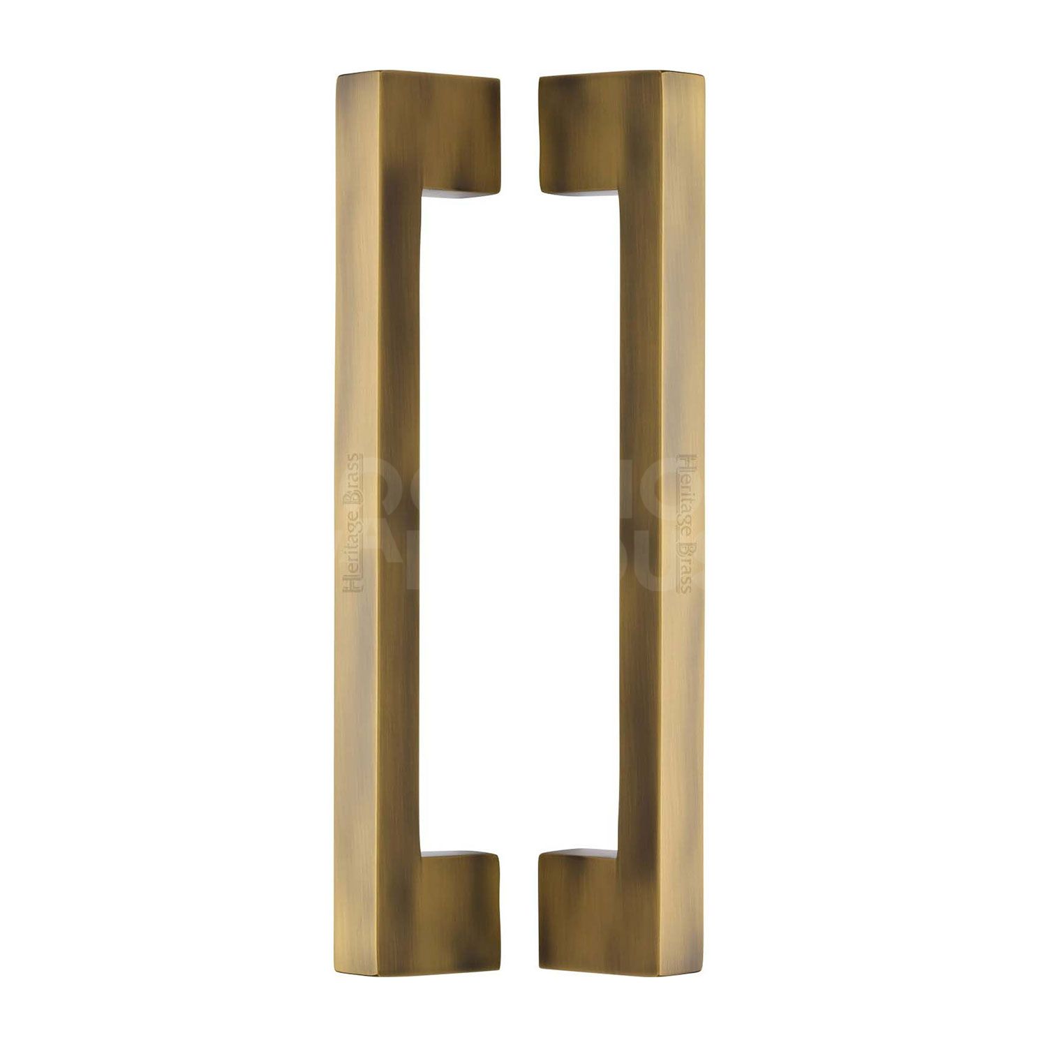 Heritage Brass Urban Contemporary Back to Back Door Pull Handle