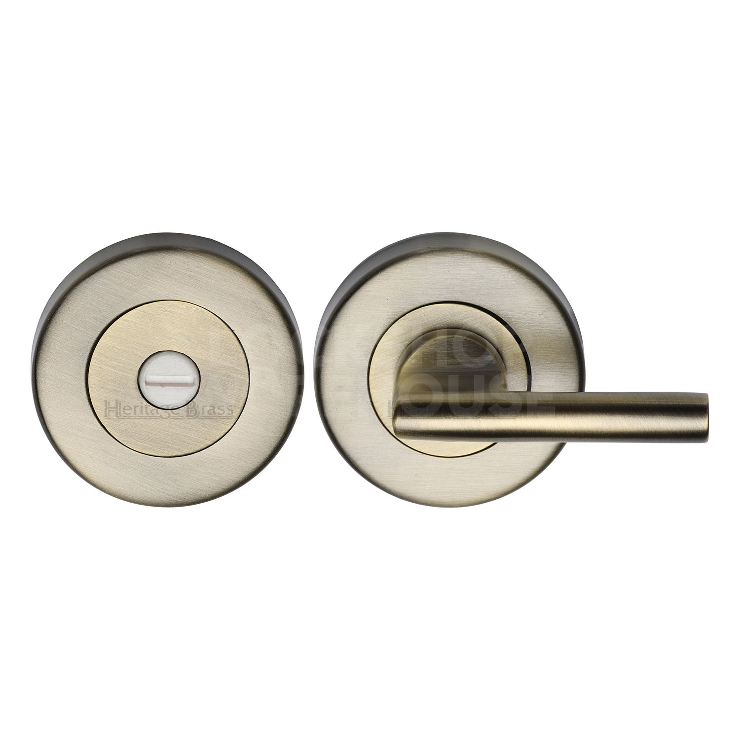 Heritage Brass Traditional Round Bathroom Turn & Release