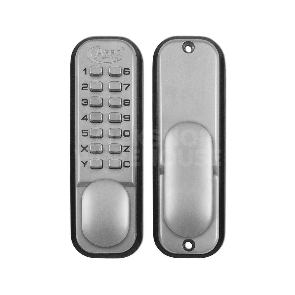 Asec AS2300 Mortice Mechanical Digital Deadlatch Lock with Optional Holdback