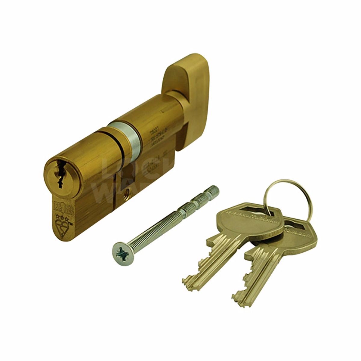 GEGE Pextra Guard Euro Thumbturn Cylinder - 3 Star Kitemarked