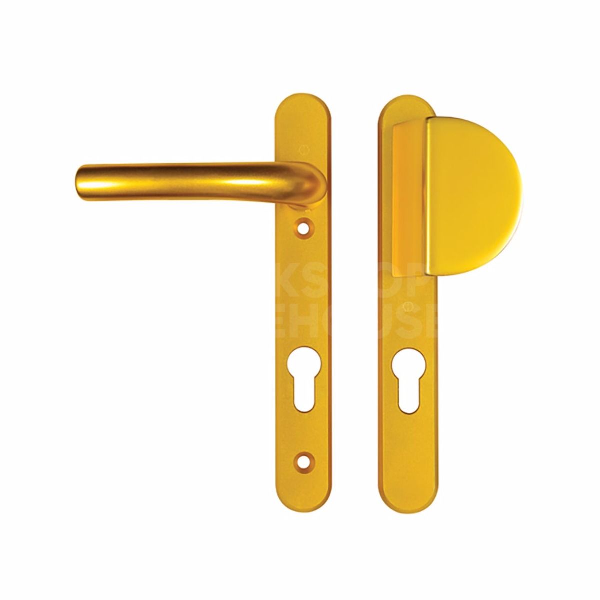 Hoppe UPVC Lever - Fixed Pad handles 92mm centres