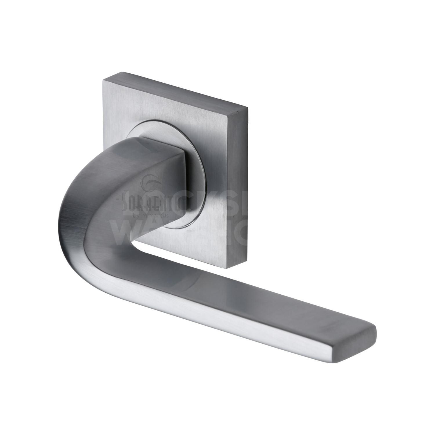 Stanford Door Handle on Square Rose