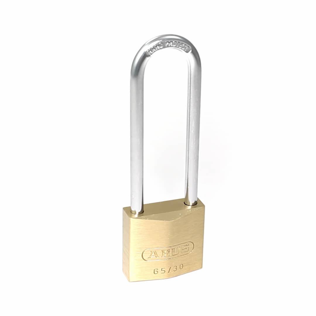 Gallery Video: ABUS 65/30 Brass Padlock - 60mm Long Shackle