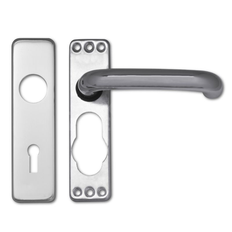Gallery Image: Asec Aluminium Lever Lock Handle (pair)