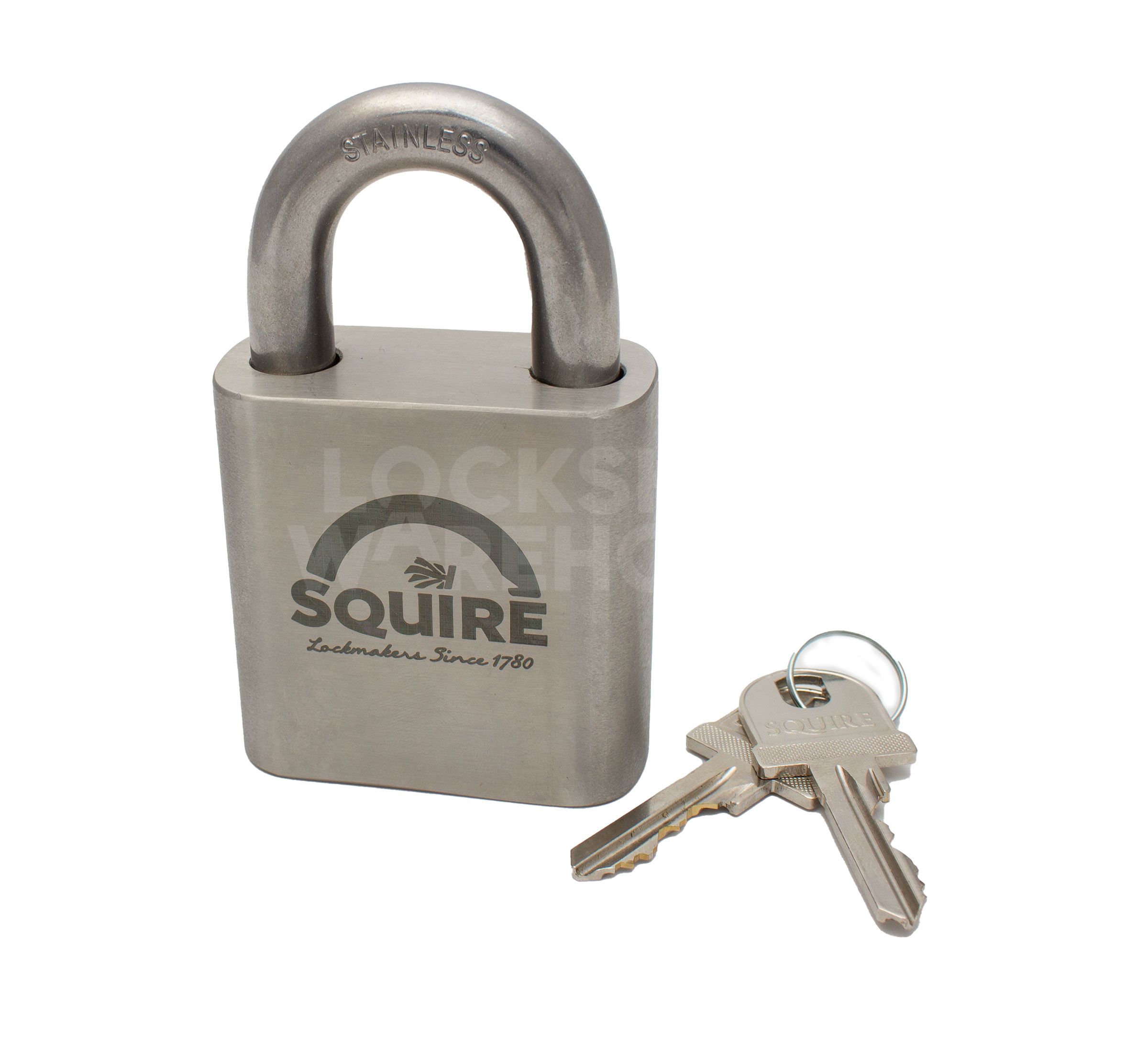 SQUIRE Stronghold ST65S Stainless Steel Padlock