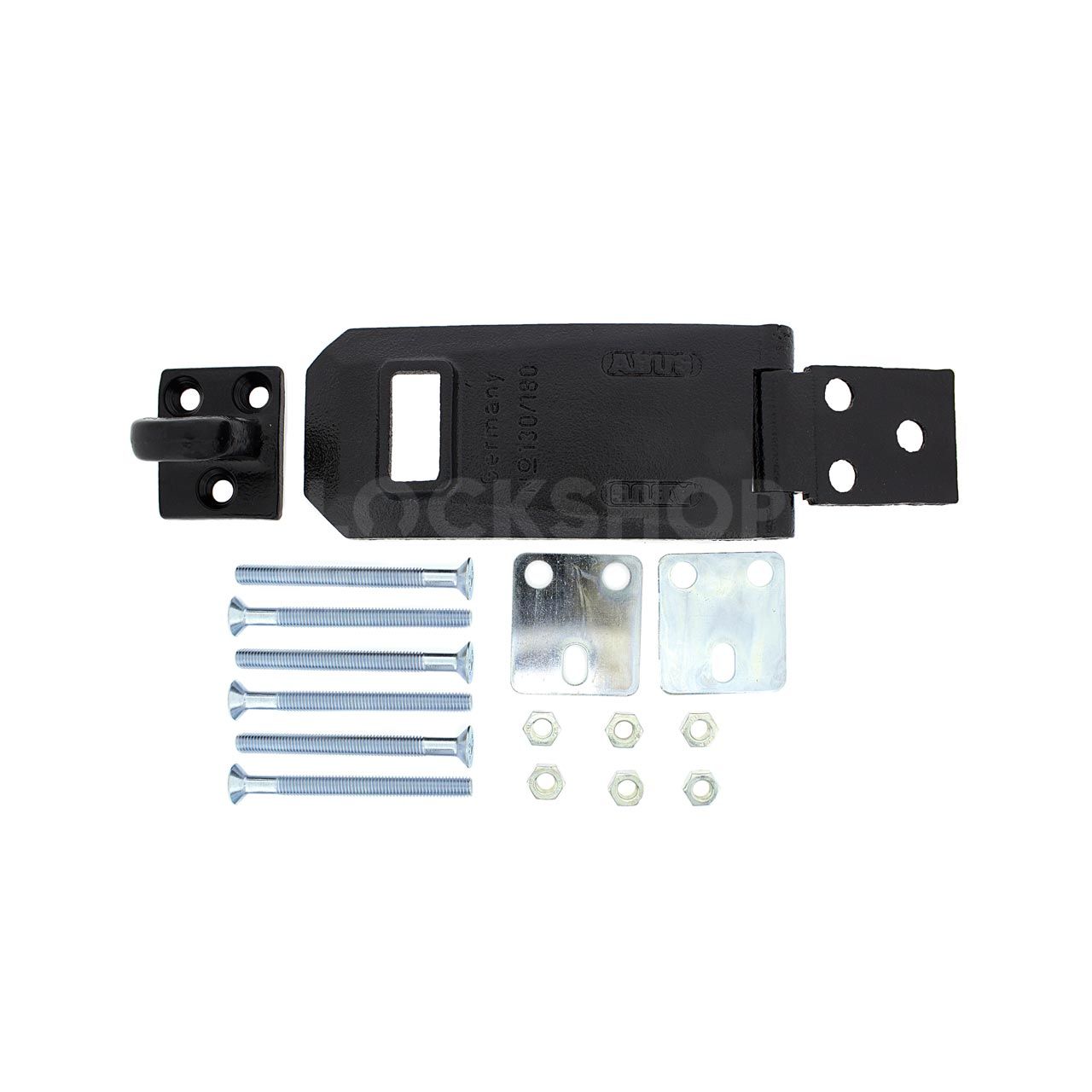 Dimensions Image: ABUS Hasp and Staple 130/180