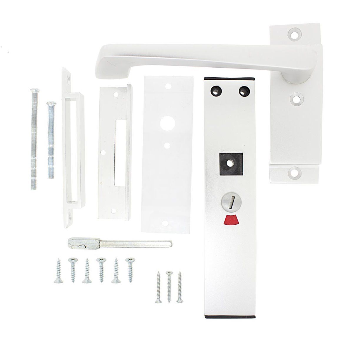 Dimensions Image: Disabled toilet Indicator Bolt Finish : Anodised Silver