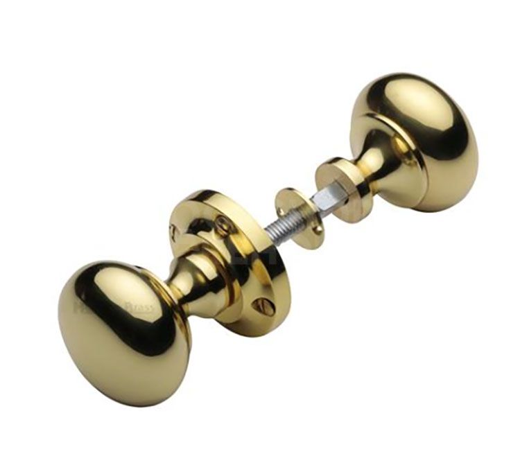 Hertiage Brass RIM V980 Victorian Knobs for Rim Locks